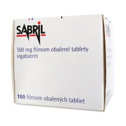Сабрил (Вигабатрин) таблетки 500мг №100 (100 таблеток) в Каспийске и области фото