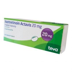 Изотретиноин Actavis (аналог Акненормин, Aknenormin) капс. 20мг 30шт в Каспийске и области фото