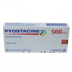 Пиостацин (Пристинамицин) таблетки 500мг №16 в Каспийске и области фото